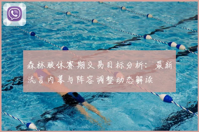 森林狼休赛期交易目标分析：最新流言内幕与阵容调整动态解读